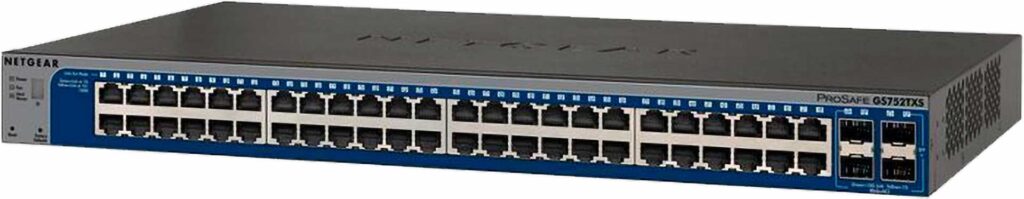 Netgear ProSafe GS752TXS 48-port Gigabit Managed Ethernet Switch