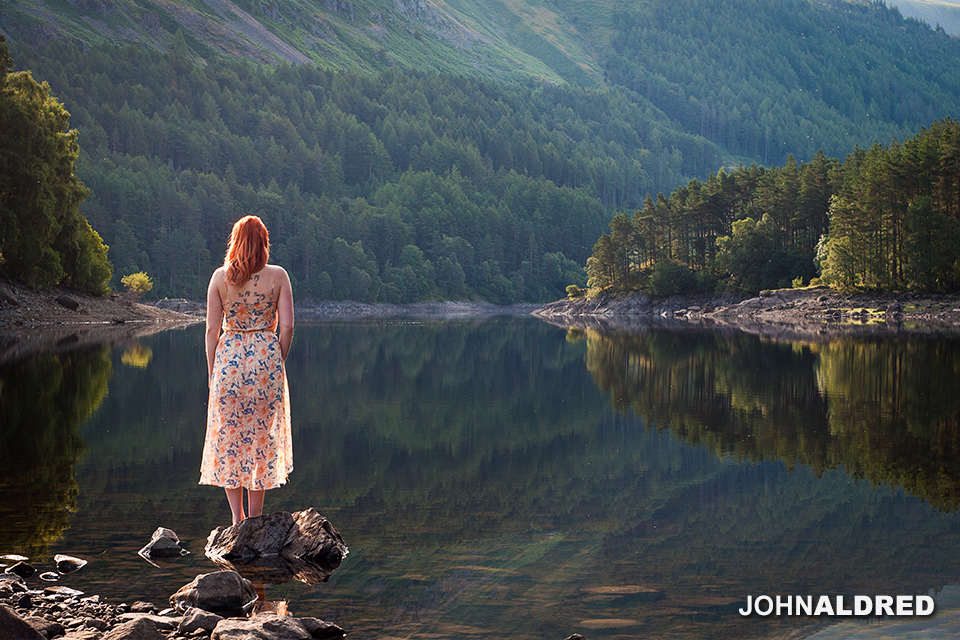 Thirlmere Reservoir, Lake District, Cumbria, England.