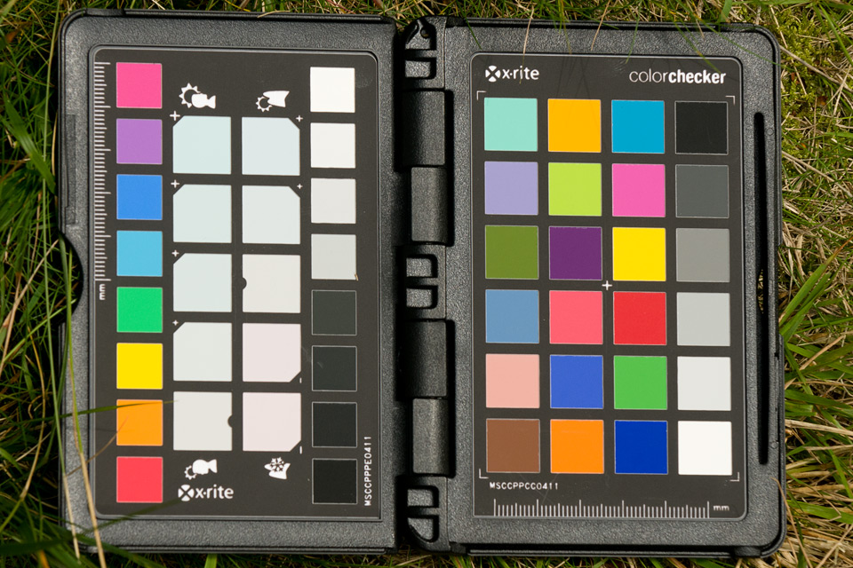 The custom ColorChecker Passport colour profile.